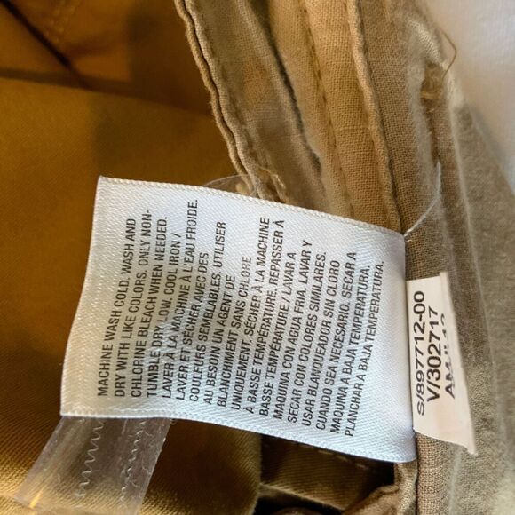 Old Navy Brown Button Closure Belt Loops Khaki Preppy Light Academia Shorts 14 - Picture 16 of 16